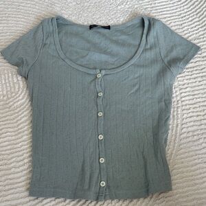 Brandy Melville button down tee shirt cotton